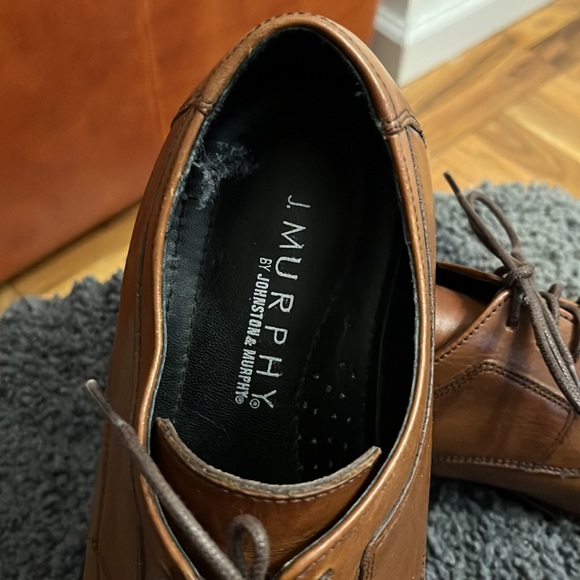 Johnston & Murphy classic lace up “banker” shoes. Men’s size 11.5 - Picture 3 of 5